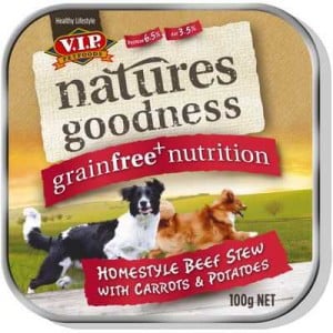 Vip Natures Goodness Grainfree Adult Dog Food Beef Stew With Carrot & Potato