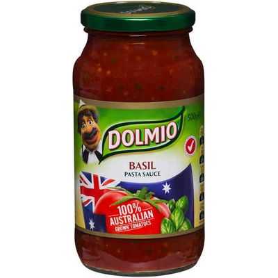 Dolmio Australian Grown Tomato Pasta Sauce Tomato Basil
