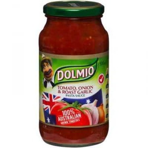 Dolmio Australian Grown Tomato Pasta Sauce Tomato Onion & Garlic