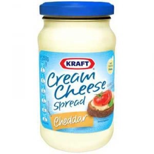 Cream Cheese Spread dengan Keju Cheddar Kraft