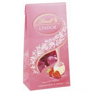 Lindt Lindor Chocolate Balls Strawberries & Cream