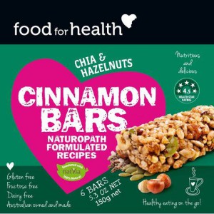 Food For Health Bars Cinnamon Splash Cluster
