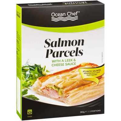 Ocean Chef Salmon Parcels In Leek & Cheese Sauce