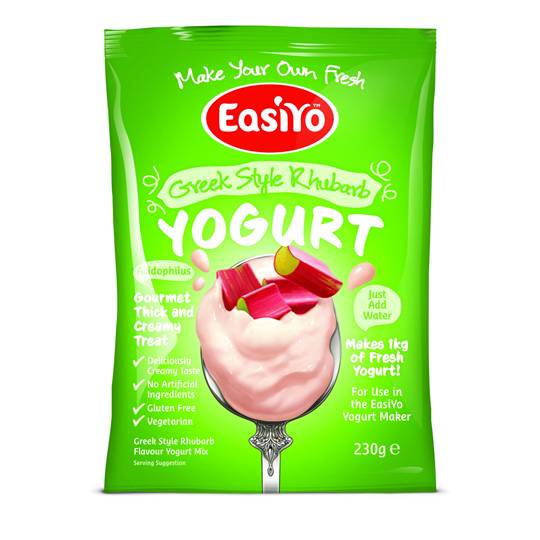 Easiyo Greek Style Rhubarb Yoghurt Base