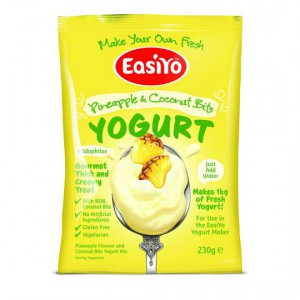 Easiyo Pineapple & Coconut Bits Yoghurt Base