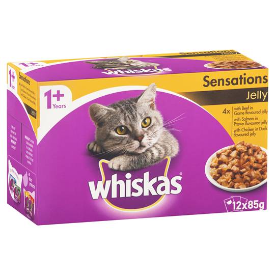 Whiskas Adult Cat Food Sensations In Jelly