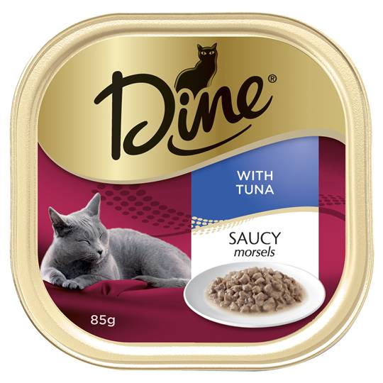 Dine Adult Cat Food Saucy Morsels With Tuna