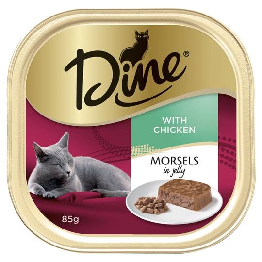 Dine Adult Cat Food Morsels In Jelly With Chicken