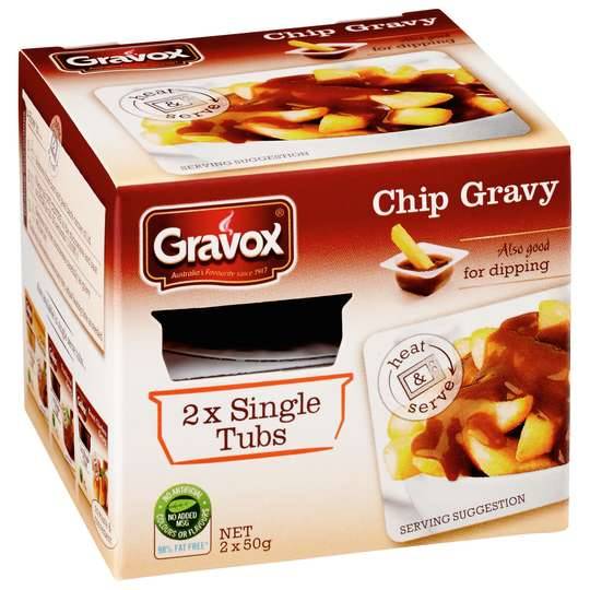 Gravox Chip Gravy Single Serve Tub