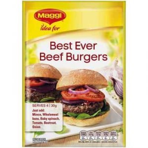 Maggi Best Ever Beef Burgers Recipe Base