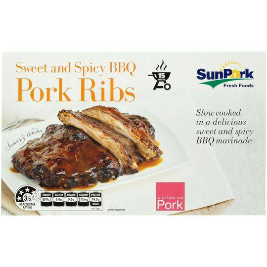Sunpork Ribs Slow Cooked Bbq
