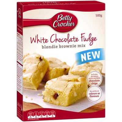 Betty Crocker Cake Mix Blondie White Choc