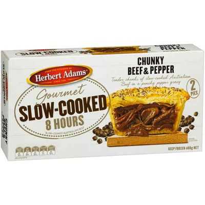 Herbert Adams Pies Slow Cooked Beef & Pepper