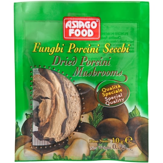 Asiago European Dried Porcini Mushrooms