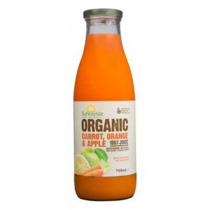 Sunraysia Organic Carrot Orange & Apple Juice