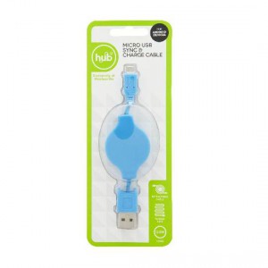 Hub It Micro Usb Sync & Charge Retractable Cable Android