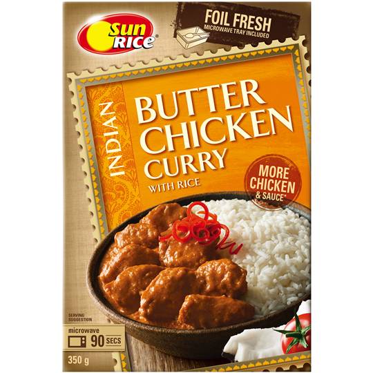 Sunrice Indian Butter Chicken Curry With Rice