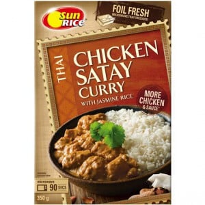 Sunrice Satay Chicken Curry & Rice