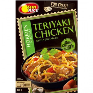 Sunrice Teriyaki Chicken Noodles With Vegetables