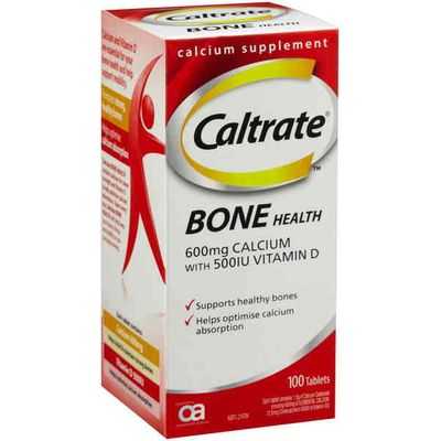 Caltrate 500iu Bone Health Tablets