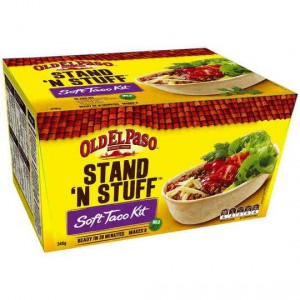 Old El Paso Ingredients Stand 'n Stuff Soft Taco Kit