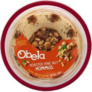 Obela Hommus Garnished With Roasted Pinenut