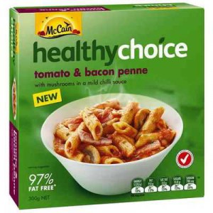 Mccain Healthy Choice Penne Tomato Bacon