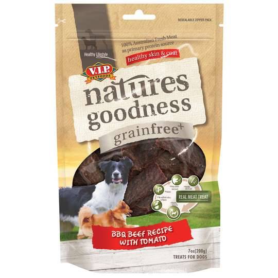Vip Natures Goodness Bbq Beef Treat