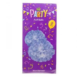 Party Decoration Hanging Puff Ball Lge