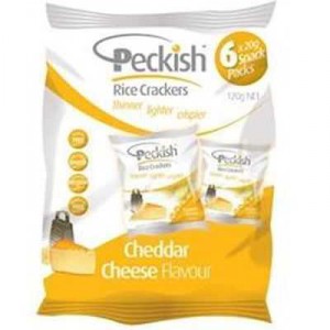 Peckish Rice Crackers Cheese Multibag