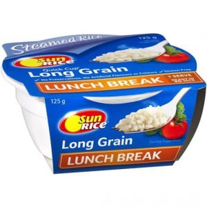 Sunrice Long Grain Lunch Break Single Serve Cup
