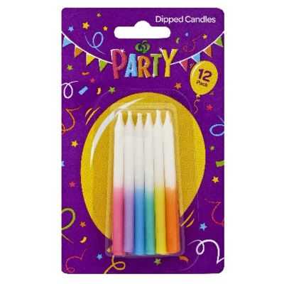 Party Candle Dipped
