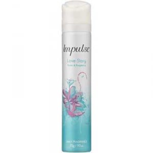 Impulse Body Spray Aerosol Deodorant Love Story Perfume