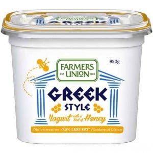 Farmers Union Light Greek Yoghurt Lite With Honey