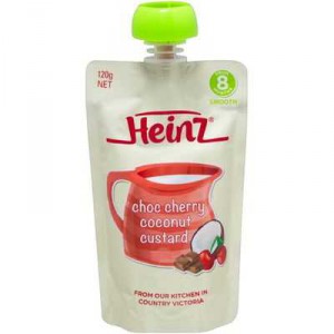 Heinz 8 Months+ Choc Cherry Coconut Custard