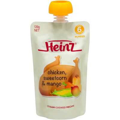 Heinz 6 Months+ Chicken, Sweetcorn And Mango