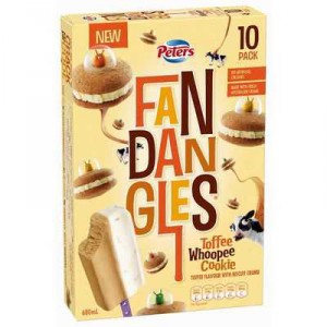 Peters Fandangles Ice Cream Toffee Whoopee Cookie