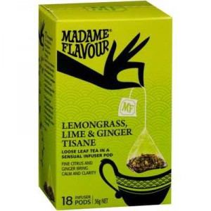 Madame Flavour Lemon Grasslime & Ginger Tea Pods