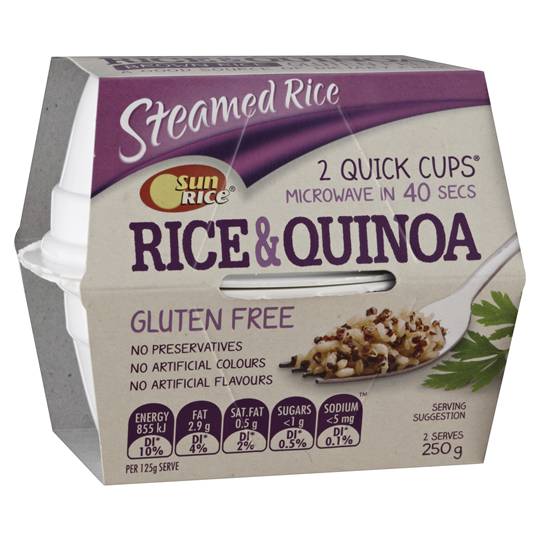 SunRice Quick Cups Brown Rice, Microwave Rice