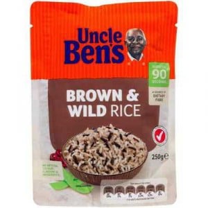 Uncle Bens Microwave Brown & Wild Rice