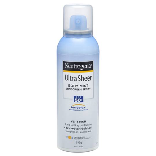 Neutrogena Spf 50+ Sunscreen Ultra Mist
