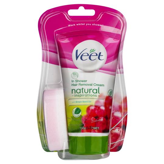 Veet Shower Wash Naturals Grape Seed Oil