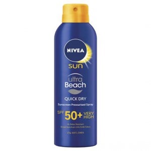 Nivea Sun Spf 50+ Sunscreen Ultra Beach Aero