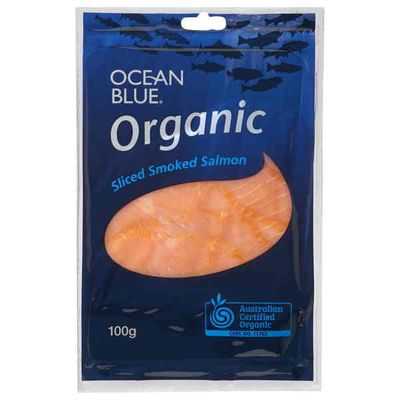 Ocean Blue Organic Smoked Salmon Sliced