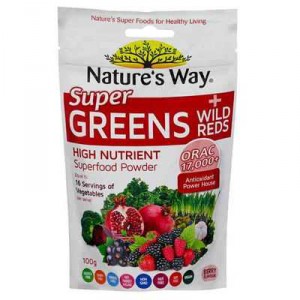 Nature's Way Super Greens &wild Reds Berry Powder
