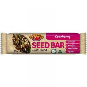 Golden Days Seed Bar With Quinoa Cranberry