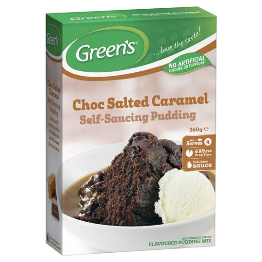 Greens Self Saucing Pudding Mix Choc Salted Caramel