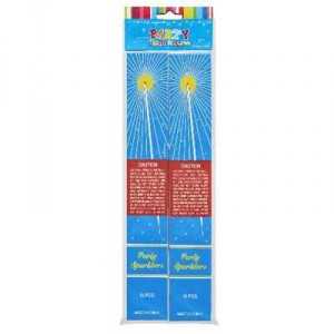 Party Candle Sparkler 24 Pack 2x12