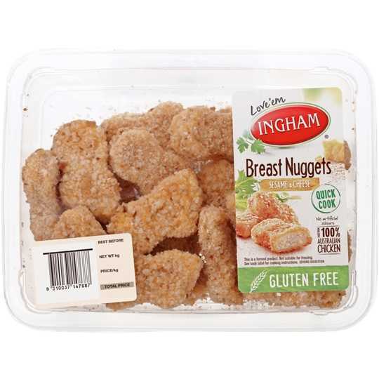 Ingham Chicken Breast Nuggets Gluten Free