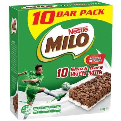 Nestle Milo Snack Bars With Milk